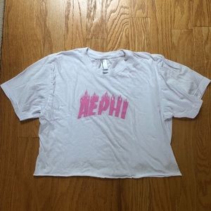 Aephi skater thrasher style crop top